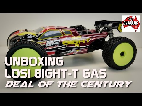 Unboxing: Losi 8ightT Gas Powered Truggy RTR - UCOfR0NE5V7IHhMABstt11kA