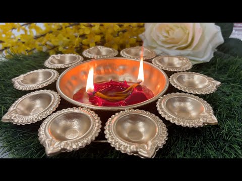 How to make Wheat flour Diya | Homemade Diya | Eco-Friendly Diwali Decoration Idea | #diwalispecial