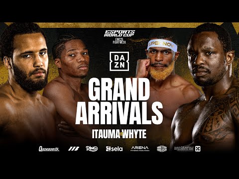 Moses Itauma v Dillian Whyte & Ray Ford v Abraham Nova | Grand Arrivals | Matchroom Boxing
