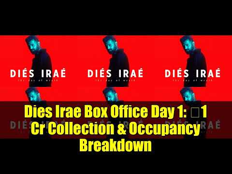 Dies Irae Box Office Day 1: ₹1 Cr Collection & Occupancy Breakdown