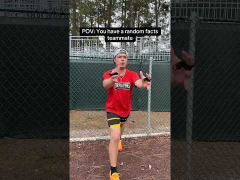 The one teammate that always has random facts #bananaball #bananas #firefighters #viral #fyp #mlb
