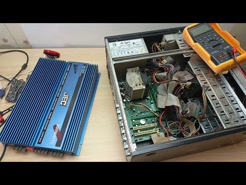Remove Computer PSU to power a car audio amplifier