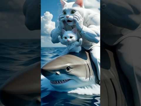 😱😱The Boy Who Found the Golden Egg Under the Sea 🐊✨ #cat #cartoon #meow #catstory