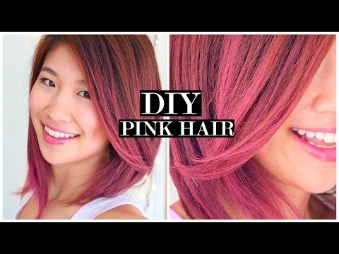 How to: Pink Ombre Hair & Fake Short Hair Tutorial