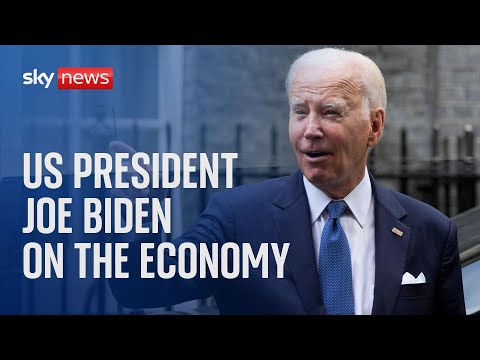 US President Joe Biden discusses the economy