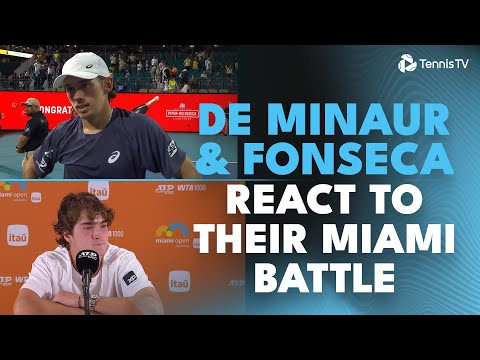 Alex De Minaur & Joao Fonseca React To Their Miami Battle 🗣️🤝