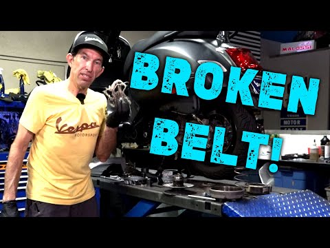 How To Deal with a Broken Belt on a Vespa or Piaggio Scooter