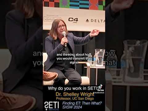 Why does Dr Shelley Wright work in SETI? Curiousity. #seti #science
#space #astrophysics #sxsw