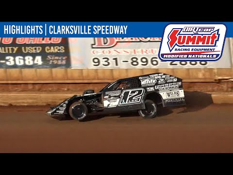 DIRTcar Summit Modified Nationals | Clarksville Speedway | July 6, 2024 | HIGHLIGHTS - dirt track racing video image