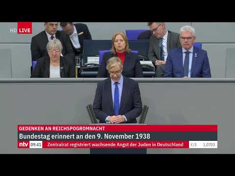 LIVE aus dem Bundestag: 9. November - Historische Verantwortung wahrnehmen