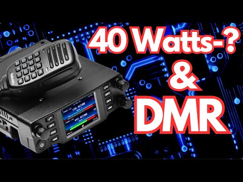 Radioddity DB-40-D DMR Mobile Dual Band Radio.