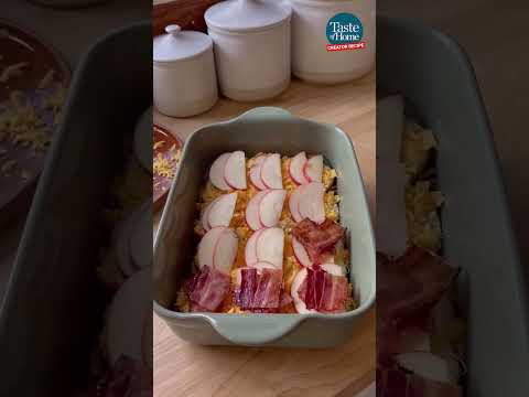 Pull-Apart Bacon Apple Cheddar Slices #shorts