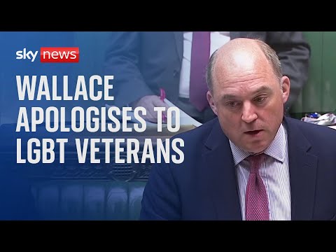 Defence secretary apologises to LGBT+ community for historic abuse in armed forces