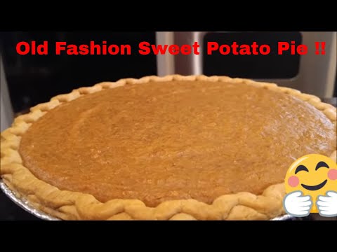 Old Fashion Southern Sweet Potato Pie: How to Make Homemade - UCDQOLAoDdO4iZQsc_0rDm1g