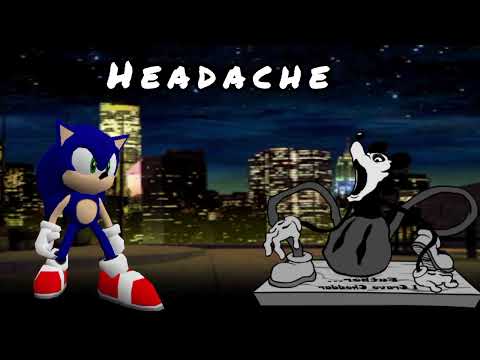 Headache(Old) but Beton Sonic and Cheddar Mouse sing it(FNF COVER)