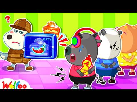 Detective Wolfoo 🕵️Who Put The Spicy Surprise In The Cake?! Cartoon for Kids | Wolfoo Channel