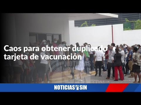 Caos para obtener duplicado  tarjeta de vacunación