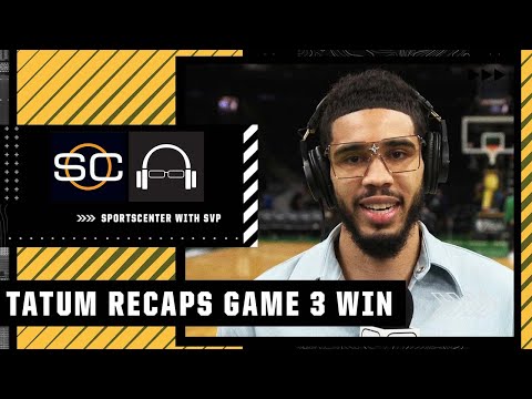 Jayson Tatum after Celtics’ Game 3 win: The job isn’t done yet | SC with SVP video clip