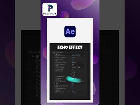 Add Stunning Echo Effects in After Effects!Make your animation #EchoEffectAE #GlowAnimation