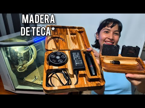 PROYECTOS CON CNC Y MADERA DE TECA (Makera Carvera Air)