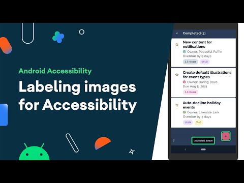 Labeling images for Accessibility