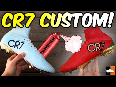 How To Make CR7 Red Superfly! Cristiano Ronaldo Campeões Custom Boots - UCs7sNio5rN3RvWuvKvc4Xtg