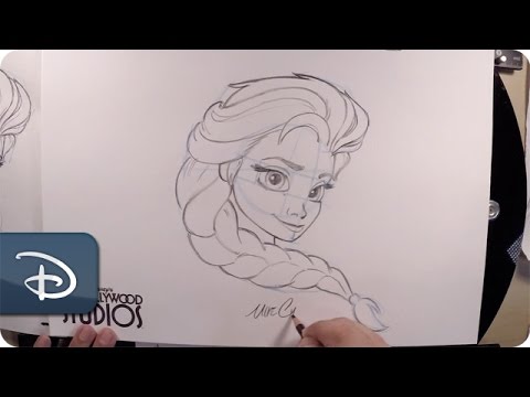 How-To Draw Elsa From 'Frozen' | Disney's Hollywood Studios - UC1xwwLwm6WSMbUn_Tp597hQ