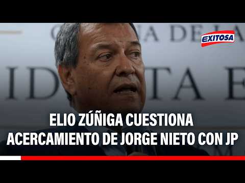 🔴🔵 Elio Zúñiga critica a Jorge Nieto por acercamiento con Roberto Sánchez tras cuestionamientos a JP