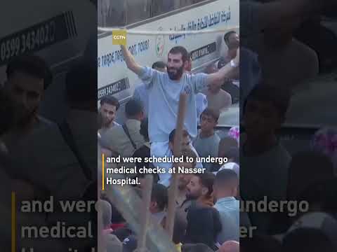 Tears and joy as released Palestinians, Israelis reunite with families