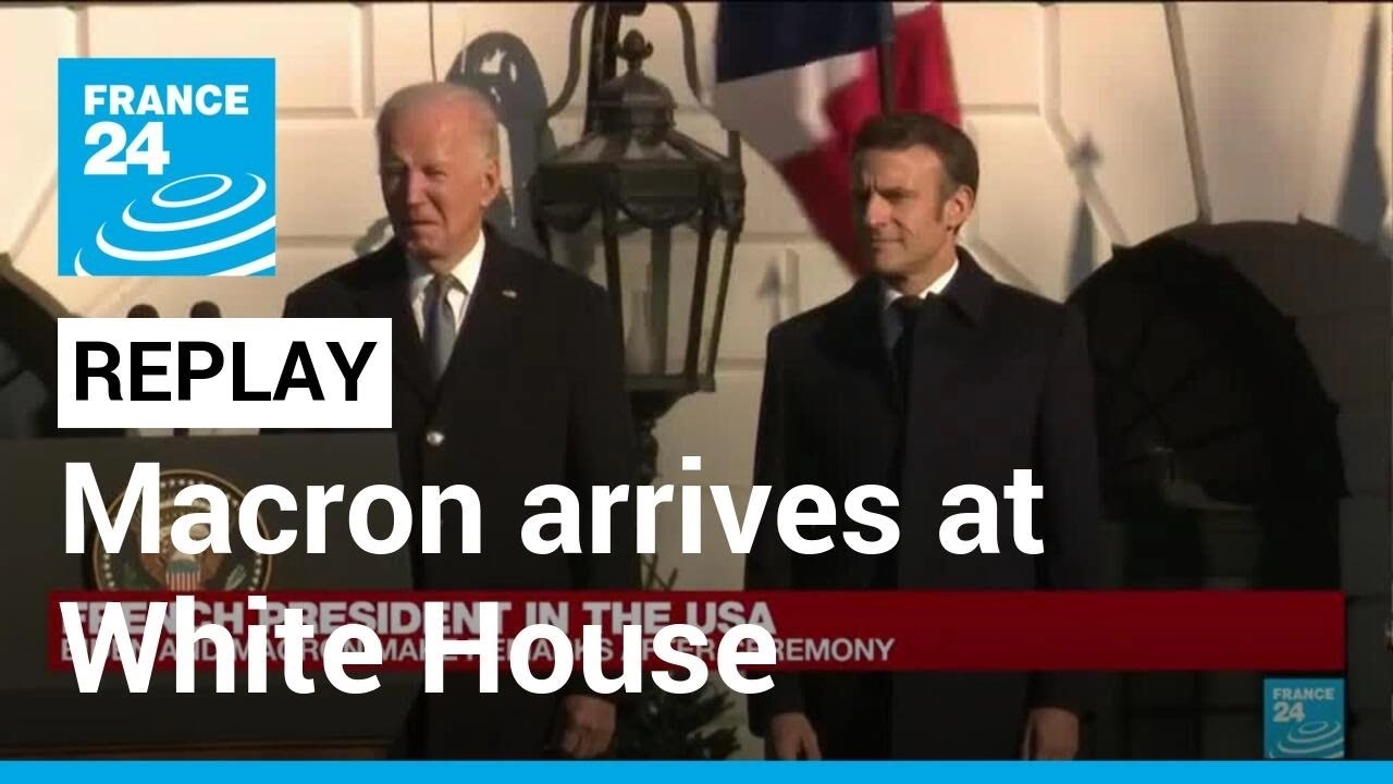 REPLAY: Macron arrives at White House for state visit • FRANCE 24 English
