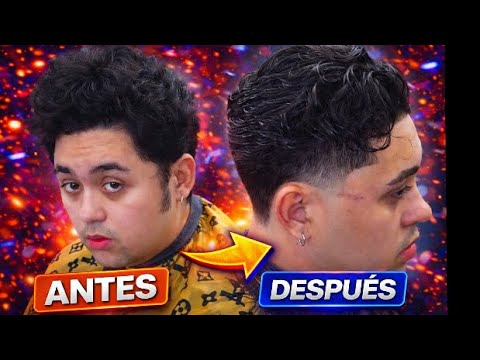 TRANSFORMACIÓN EN VIVO | Taper + Layers con Tijera (ANTES Y DESPUÉS)