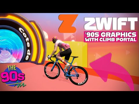 Zwift Switch to '90s Graphics with NEW Climb Portal!