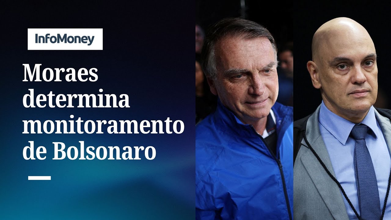 Moraes determina monitoramento integral de Bolsonaro pela Polícia | InfoMoney News