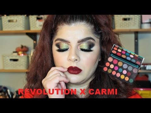 NEW MAKEUPREVOLUTION X CARMI MAKE MAGIC PALETTE REVIEW /DEMO