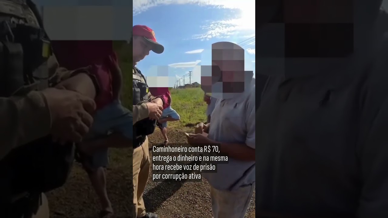 Homem é preso por tentar subornar policiais rodoviários para evitar multa no Paraná; veja vídeo