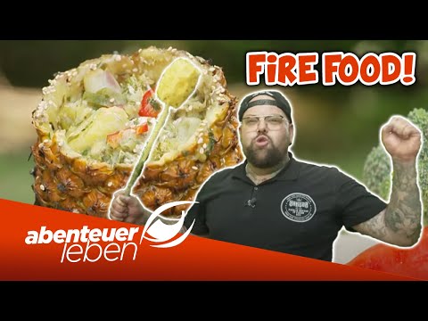 FIRE FOOD. Grillen & Kochen direkt im Feuer! | Abenteuer Leben | Kabel Eins