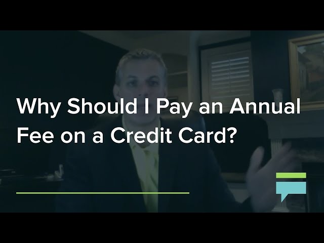 When Do You Pay the Annual Fee for a Credit Card?
