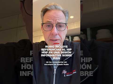Rubio incluye referencias al hip hop en una sesión informativa sobre Irán