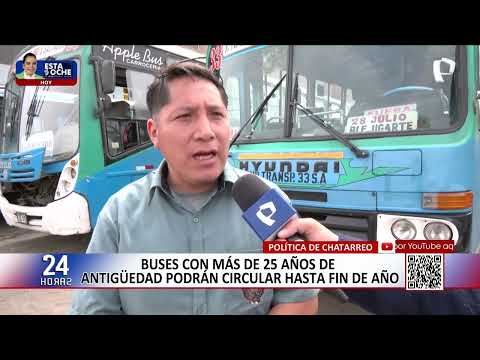 MTC extiende permanencia de micros, combis y buses antiguos