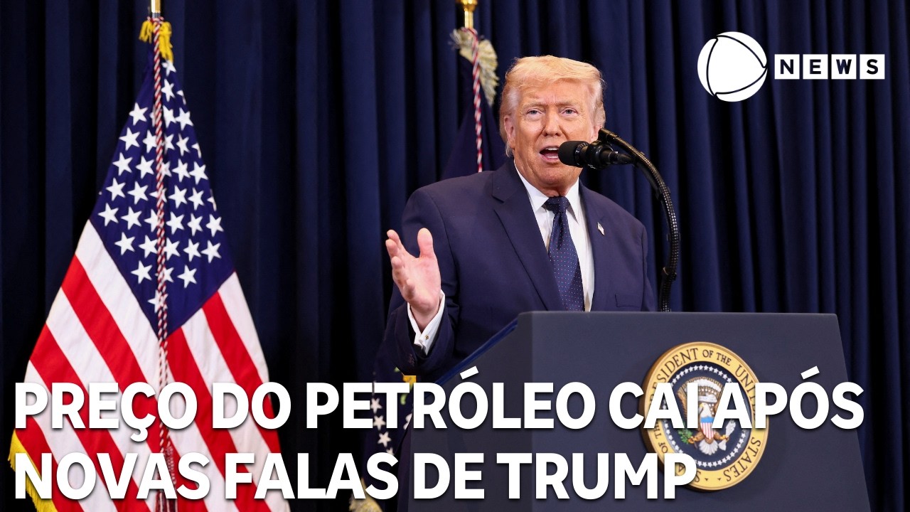 Dólar cai para R$ 5,16 e petróleo tem forte queda após Trump indicar possível fim da guerra