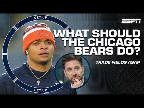 What will the Chicago Bears do?  Tannebaum says trade Justin Fields as QUICKLY AS POSSIBLE | Get Up video clip