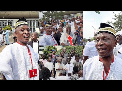 🔥 Abusuapanin 2Pac of Daddy Lumba, Storms Parliament of Ghana to Support NDC Baba Jamal Swearing-in