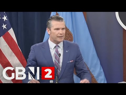 US defence chief Hegseth and Air Force general hold briefing at Pentagon