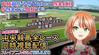 【競馬同時視聴配信】スレイプニルSなど 2025 ほか全R対象 中央競馬ライブ  四条大学血統ゼミ