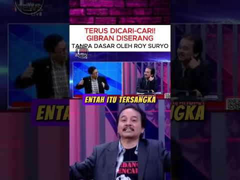 WAPRES DISUDUTKAN! ROY SURYO HANYA CARI SENSASI & PANGGUNG POLITIK