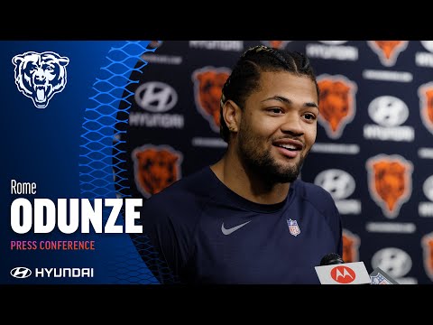 Rome Odunze 'Anytime I get to be on the football field, I'm excited' | Chicago Bears video clip