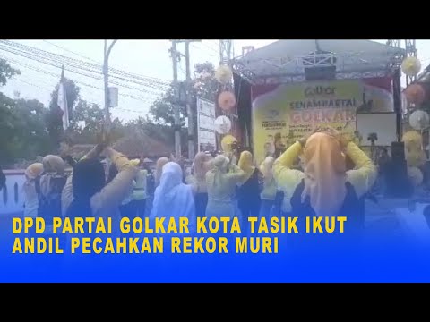 DPD PARTAI GOLKAR KOTA TASIK IKUT ANDIL PECAHKAN REKOR MURI