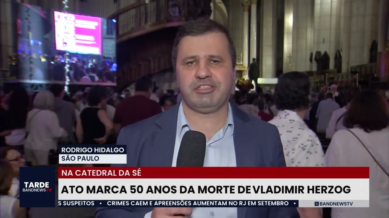 Ato marca 50 anos da morte de Vladimir Herzog | BandNews