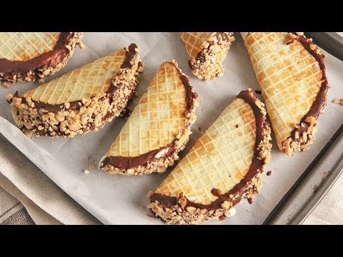 DIY Choco Tacos (Chocolate Waffle Ice Cream Tacos) | Ep. 1271