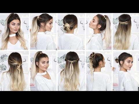 10 EASY HEATLESS BACK TO SCHOOL HAIRSTYLES! - UCBKFH7bU2ebvO68FtuGjyyw